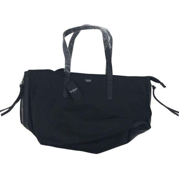 Botkier Shoulder Bag Womens Black Zip Handbag Travel Nylon Lightweight - Picture 1 of 13